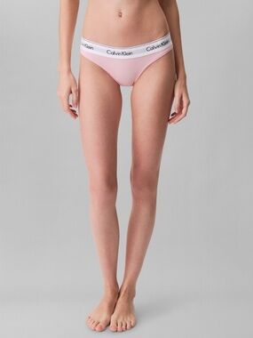Calvin Klein Women's Modern Cotton Bikini Underwear | Buff Pink | L | NWT